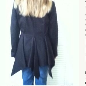 Jlee Silver Black Blazer/  Jacket Sz.6